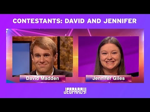 Contestant Spotlight: David and Jennifer | JEOPARDY!