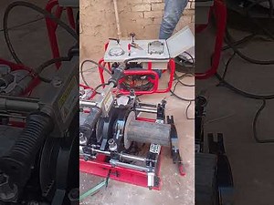 ماكينه لحام مواسير بولي ايثيلين HDPE من مقاس200 حتي 40 مم تم تسليمها لاحد عملائنا الكرام