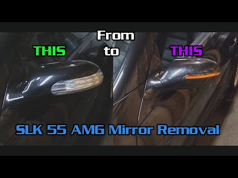 R171 SLK 55 AMG - Mirror Removal - New Turn Signal Installation