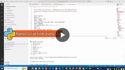 Automate Social Media Profile Discovery with Python | Abdul Ahad Waleed posted on the topic | LinkedIn