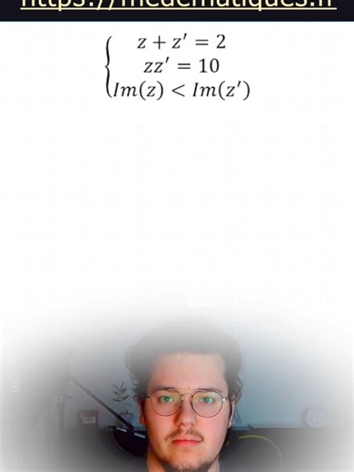 Nombre complexe, relation coefficients-racines, formule de Viète, système d'équations, polynôme #maths #exercice #prepa #cpge #mpsi #mp2i #mp #mpi