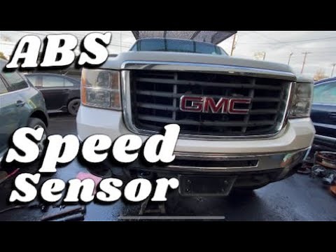 HOW TO REPLACE ABS WHEEL SPEED SENSOR ON A GMC SIERRA 2007 - 2013