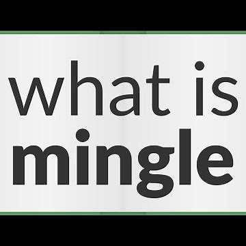 Mingle | meaning of Mingle