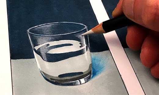 37K views · 296 reactions | Je vous montre comment dessiner un verre d'eau de manière réaliste ✍️拏 #verre #eau #liquide #tuto #croquis #dessin #crayon #art #conseils #facile #artroom | Art Room | Facebook