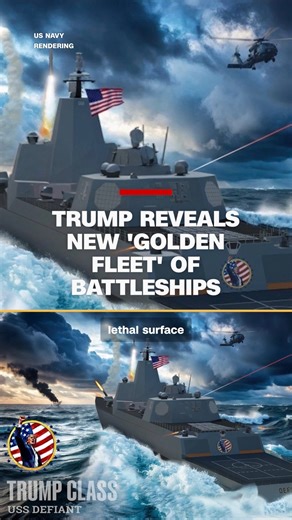 CNN on Instagram: "President Donald Trump unveiled a new "Trump class" of Navy battleships Monday, describing them as a superior war fighting vessel to replace an "old and tired and obsolete" US fleet. Read more at the link in our bio."