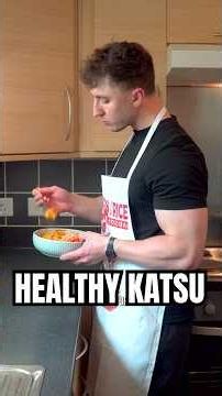 High protein chicken katsu - healthy food for building muscle and losing fat