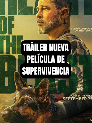 TRÁILER NUEVA PELÍCULA DE SUPERVIVENCIA (EN EL CORAZÓN DE LA BESTIA). #cine #peliculas #series #noticias #reels