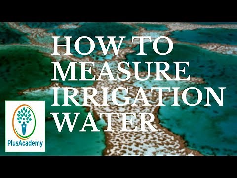 How to Measure Irrigation Water| Water Resource Engineering| Conservation of Water