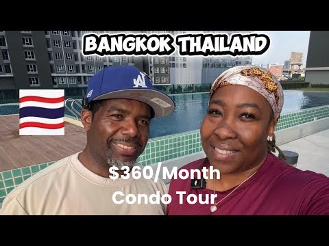 🎥 Tour Our Luxury Condo in Bangkok, Thailand — Only $360/Month! 🇹🇭✨
