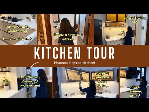 My Dream Modular Kitchen Tour 🤍 | Pantry, Storage & Quartz Maintenance | தமிழ் Kitchen Tour