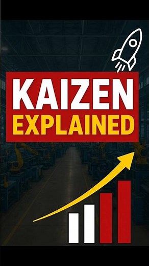 Kaizen Explained in 1 Minute | Lean Manufacturing | Continuous Improvement #leanmanufacturing