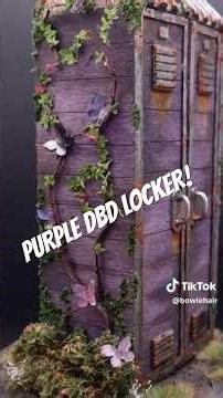 A purple DBD locker??? My friend BowieHair made me one! #dbd #deadbydaylight #dbdshorts