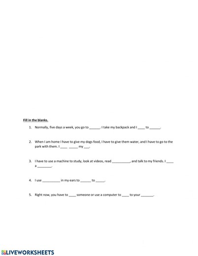 Grade 5, Unit 5- Part 2 worksheet