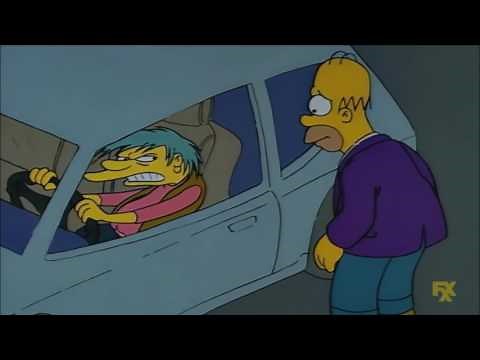 Homer Helps The Babysitter Bandit Escape - The Simpsons