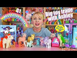 Big vintage toy trade unboxing - G1 My little Pony, Polly Pocket Keepsake and more