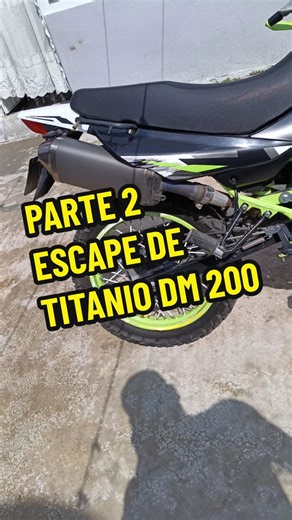 Escape de Titanio para Italika DM 200: Escucha el Sonido