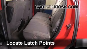 Car Seat Installation: 2001 Pontiac Aztek 3.4L V6