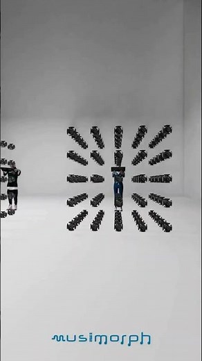 Team of 3 working with 4 speaker arrays #team #acoustic #physicalize #speakers