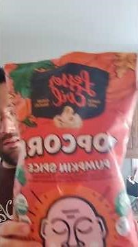 Lesser Evil Pumpkin Spice Popcorn Snack Review