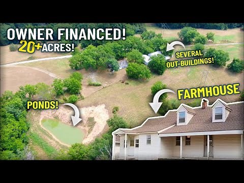 Owner Financed 20+ Acres for sale in Missouri House & Ponds! Full Drone Fly Over - PH10