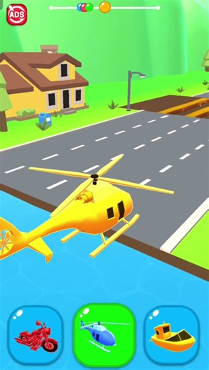 Shape-shifting Lv-838 Funny Race Gameplay new hyper casual games #shapeshifting#gameplay#shorts