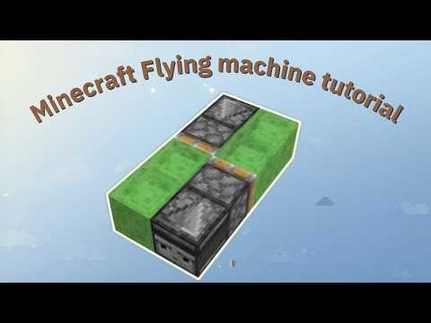 Minecraft Flying machine tutorial
