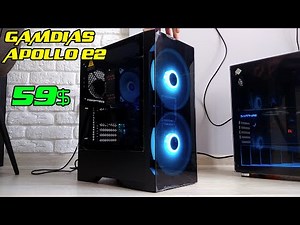 GAMDIAS APOLLO E2 - небольшой корпус с огромными 200mm RGB вентиляторами. Мечта бюджетного геймера!