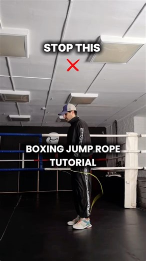 Boxing jump rope tutorial 🥊 #boxing #boxingtraining #boxer #boxingcoach #jumprope