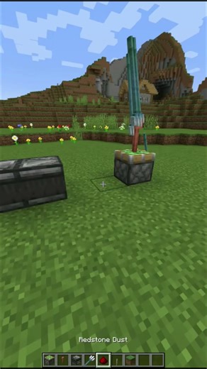 Minecraft Lightning Machine ⚡ | OP Redstone Hack | Instant Lightning Boom!#minecraft #shorts #viral