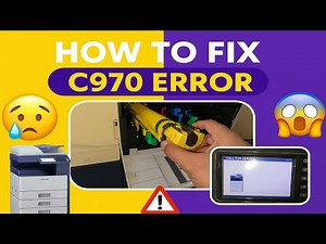 How to Fix C970 Error In TOSHIBA e-STUDIO 3555CSE Printer