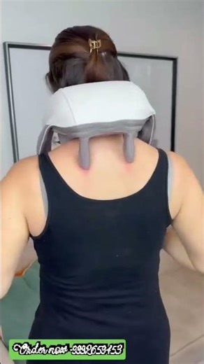 Electric Neck Massager | Pain Relief Relaxation Machine | Deep Tissue Massage Device