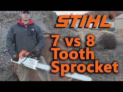 Stihl MS 661 7 vs. 8 Tooth Sprocket