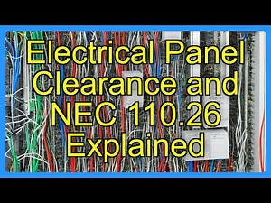 Electrical Panel Clearance and NEC 110.26 Explained
