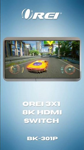 3 Devices → 1 Display in 8K!⚡OREI HDMI 2.1 Switch (VRR, QMS, HDR10+) #hdmiswitch #gamingsetup #tech
