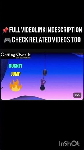 How to Do the Bucket Jump in Getting Over It (Easiest Way!) #shorts #gettingoverit
