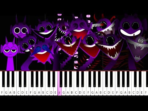 Durple in 13 PHASES (Incredibox SPRUNKI) - Piano Tutorial