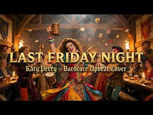 Katy Perry – Last Friday Night | Bardcore Upbeat Cover (Lyrics Video)