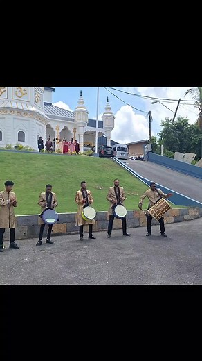 Wedding today at Triveni Mandir, Williamsville #stbtg #tassa #drummers #tassagroup #wedding #trinidadandtobago #music #entertainment #culture #ourpassionfordrumming #fyp #tiktok #trending