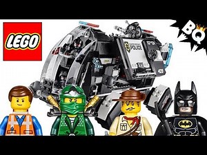 LEGO Movie Super Secret Police Dropship 70815 Time Lapse Build - BrickQueen