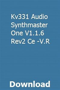 Synthmaster One Vst Download