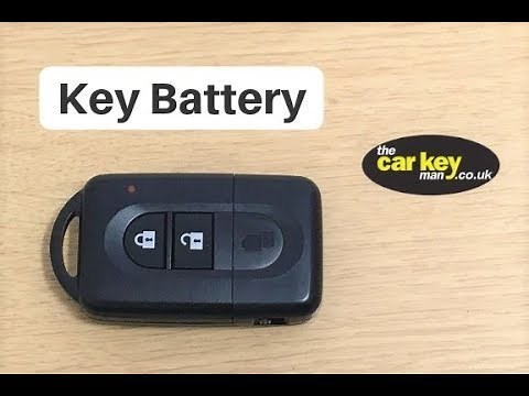 Key Battery Nissan Micra Note Qashqai Proximity key HOW TO change key battery
