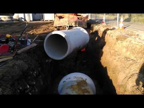 Pose de tuyaux 800