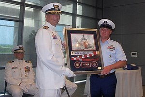 New Leader Takes Command of Coast Guard Cutter Diligence