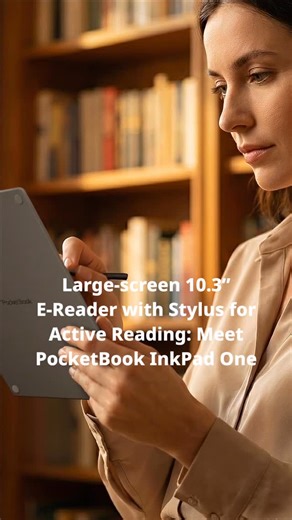 PocketBook | e-reader e-book | Meet the PocketBook InkPad One - our new 10.3” E-Ink reader built for active reading and note-taking. 🖋️📚 With a paper-like, glare-free E... | Instagram