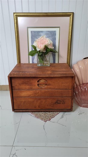 Vintage Large Solid Wood Bread Box. Baribocraft Bread Box, Baribo Maid Bread Storage. - Etsy Canada