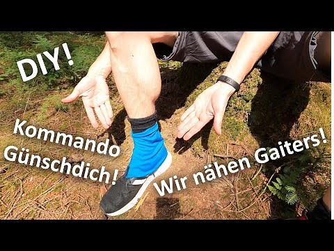 Gaiters selber machen nähen DIY MYOG Gamaschen UL Trekkinggamaschen MWH Tutorial Nähanleitung