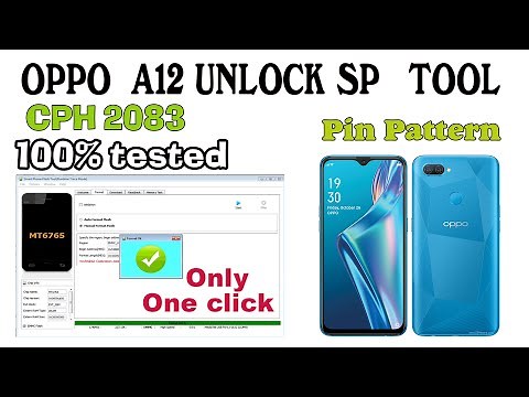 How To Unlock Oppo A12 cph2083 Sp Flash tool | Oppo A12 Unlock Sp flash tool Only One clike