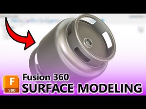 Autodesk Fusion 360 | SURFACE Modeling for Absolute BEGINNERS! (2025 UPDATE)