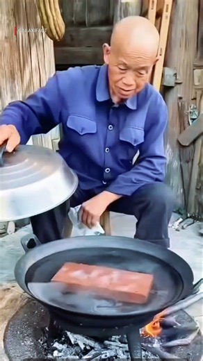 People in China Sit on a Boiled Brick for Healing | Weird Chinese Therapy Explained #shorts