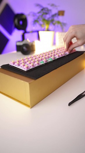 Full Mechanical Keyboard Build & Sound Test in 28 Seconds